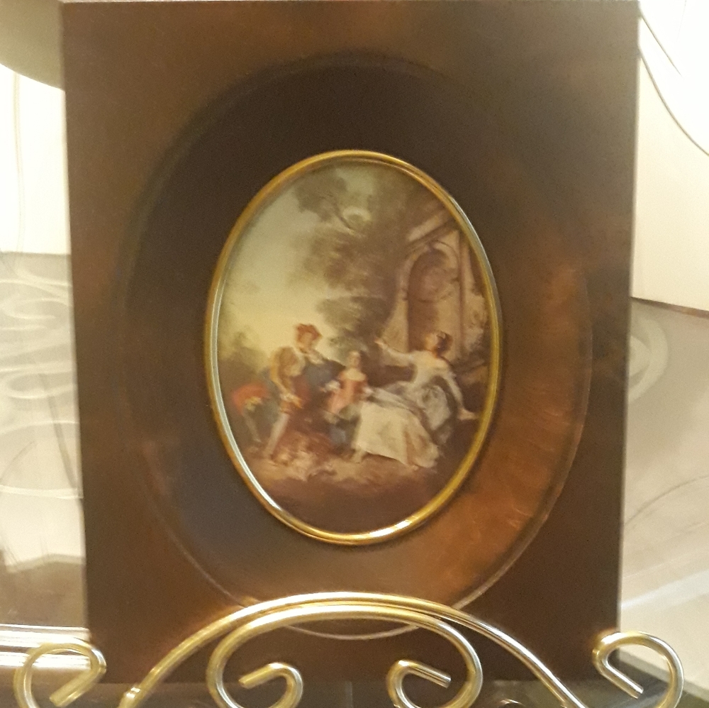 Nicholas Lancret L'Innocence Miniature Oval Print.